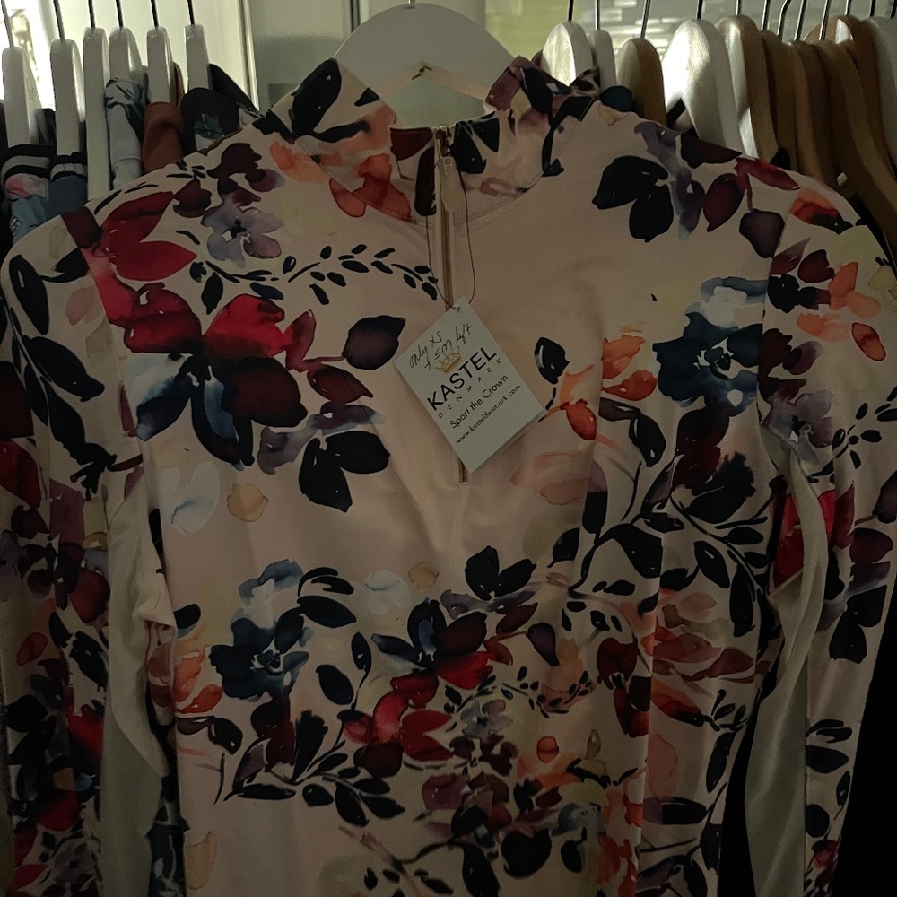 Womens Kastel L/S 1/2 zip tee